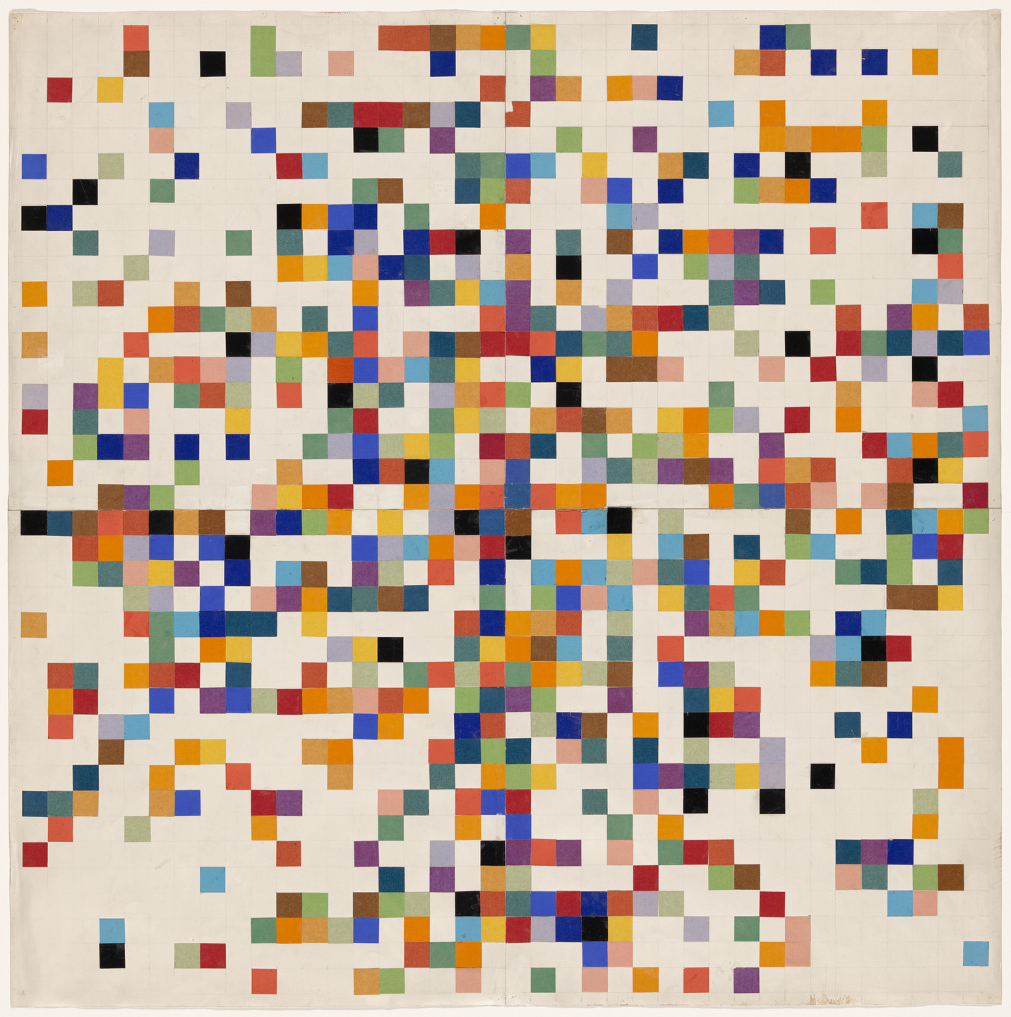 Ellsworth Kelly. Spectrum Colors Arranged by Chance II. 1951