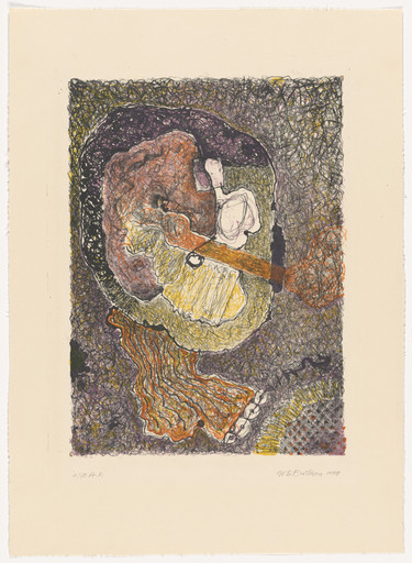 Geta Brătescu. Untitled from the portfolio Portraits of Medea (Portretele Medeei). 1979