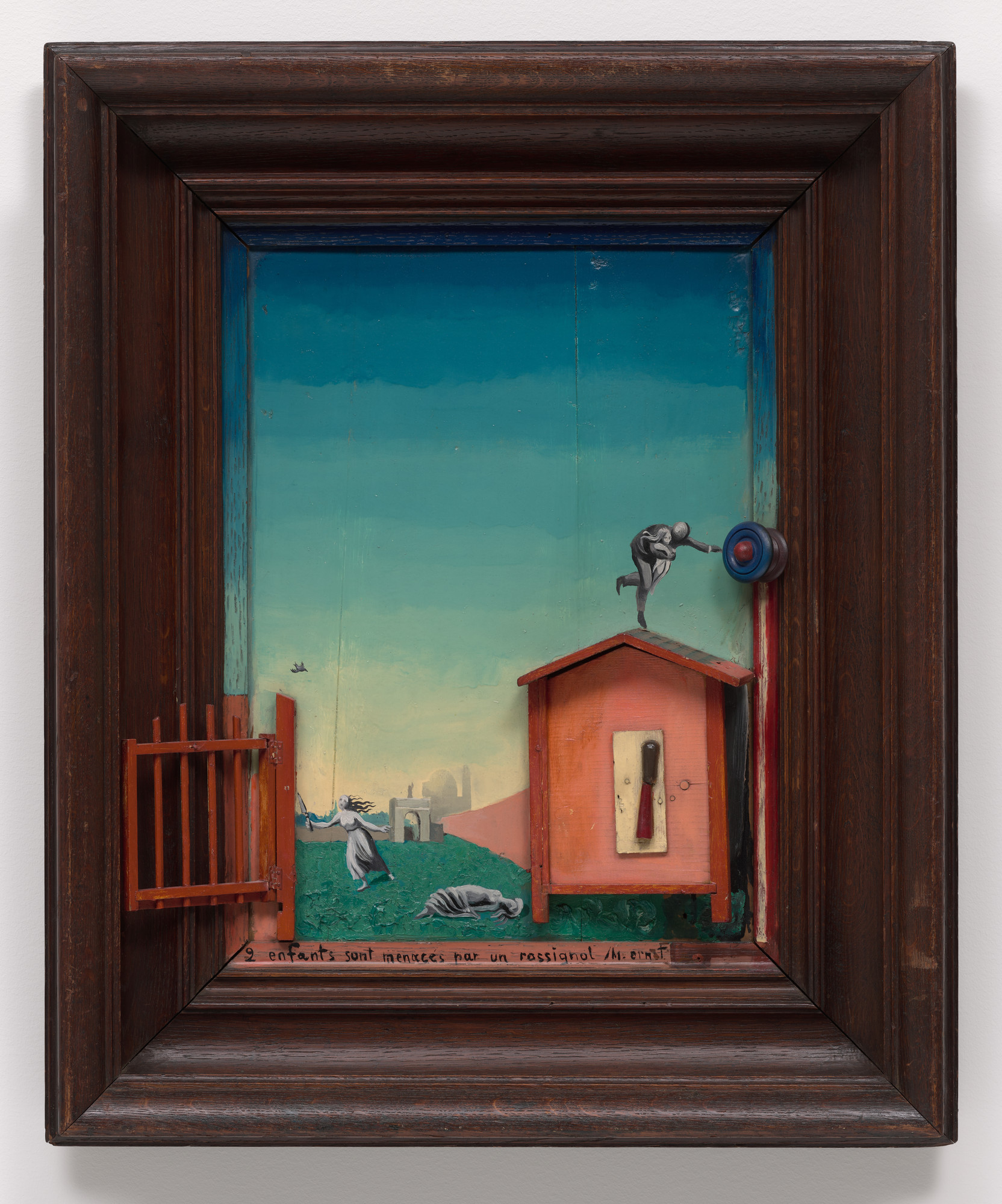 Max Ernst. Two Children Are Threatened by a Nightingale ( Deux
