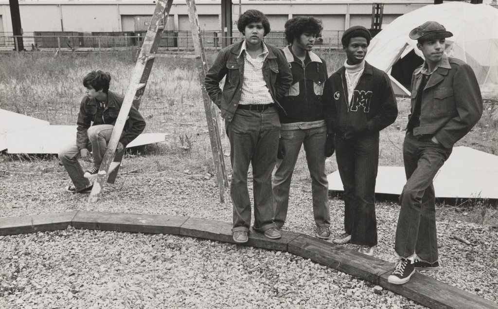 Photograph from the book CHARAS: The Improbable Dome Builders (1973)