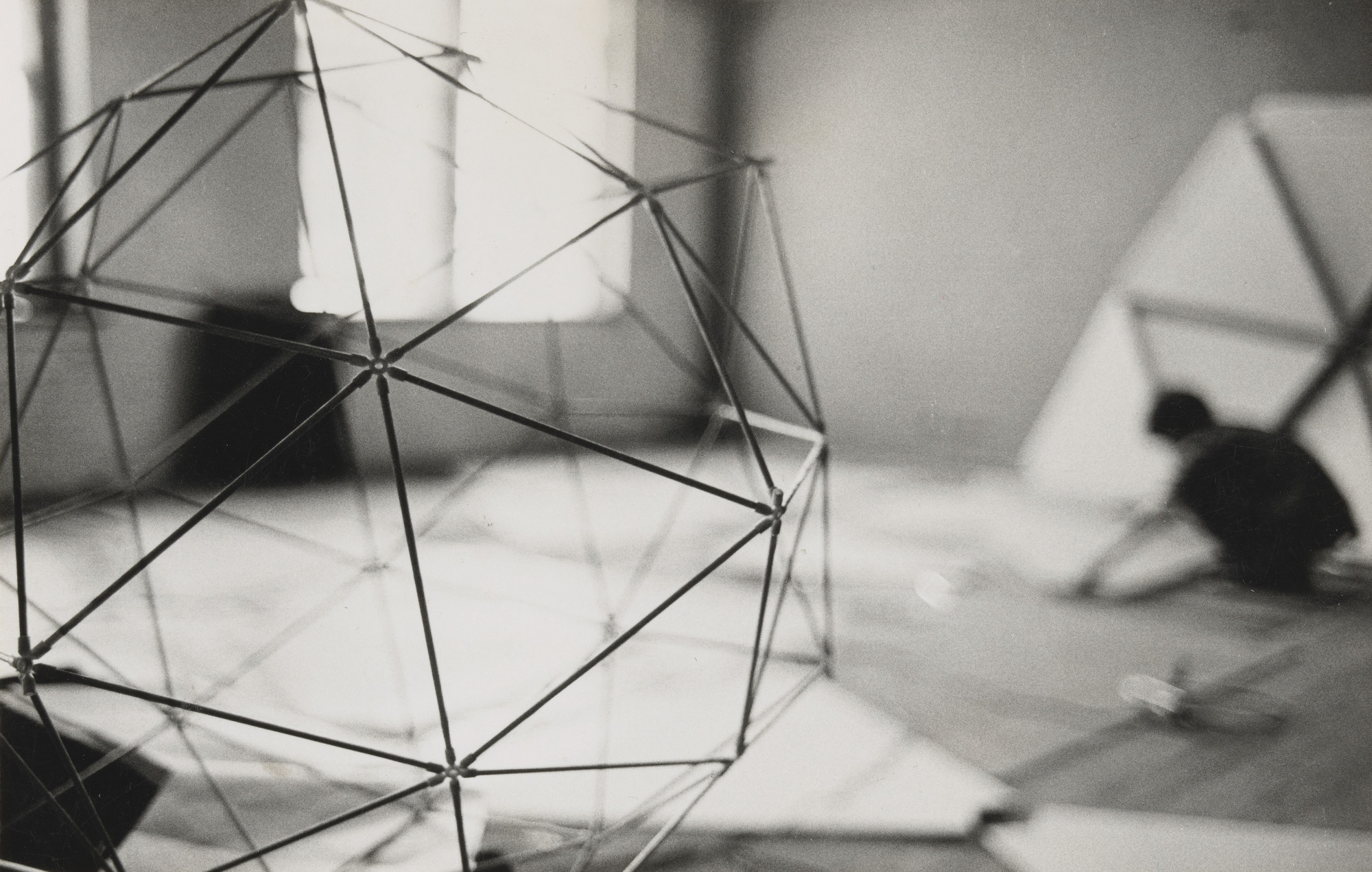 Syeus Mottel. Photograph from the book CHARAS: The Improbable Dome Builders (1973)