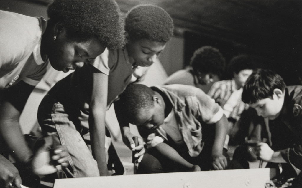 Photograph from the book CHARAS: The Improbable Dome Builders (1973)