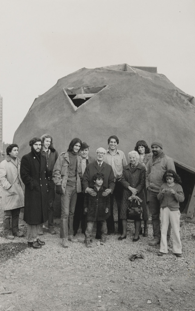 Photograph from the book CHARAS: The Improbable Dome Builders (1973)