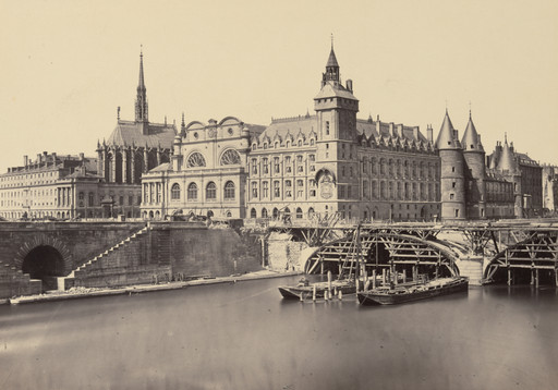 Édouard-Denis Baldus. Conciergerie, Prison, Paris. 1856