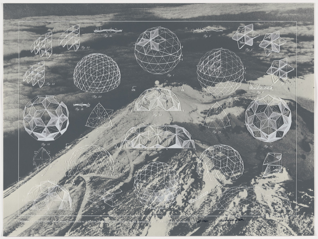 Laminar Geodesic Dome from Inventions: Twelve Around One