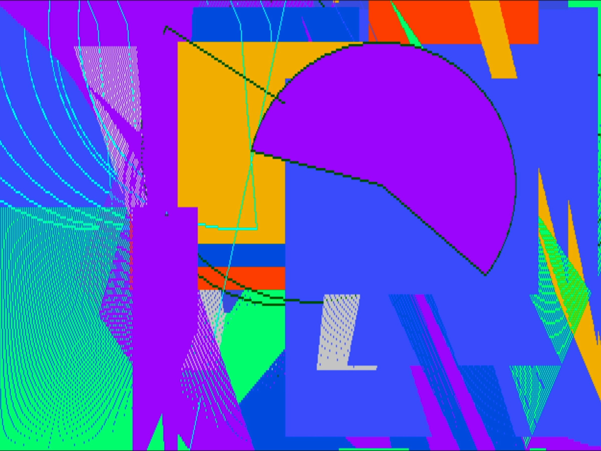 Samia Halaby. Constructivist 10. 1986 | MoMA