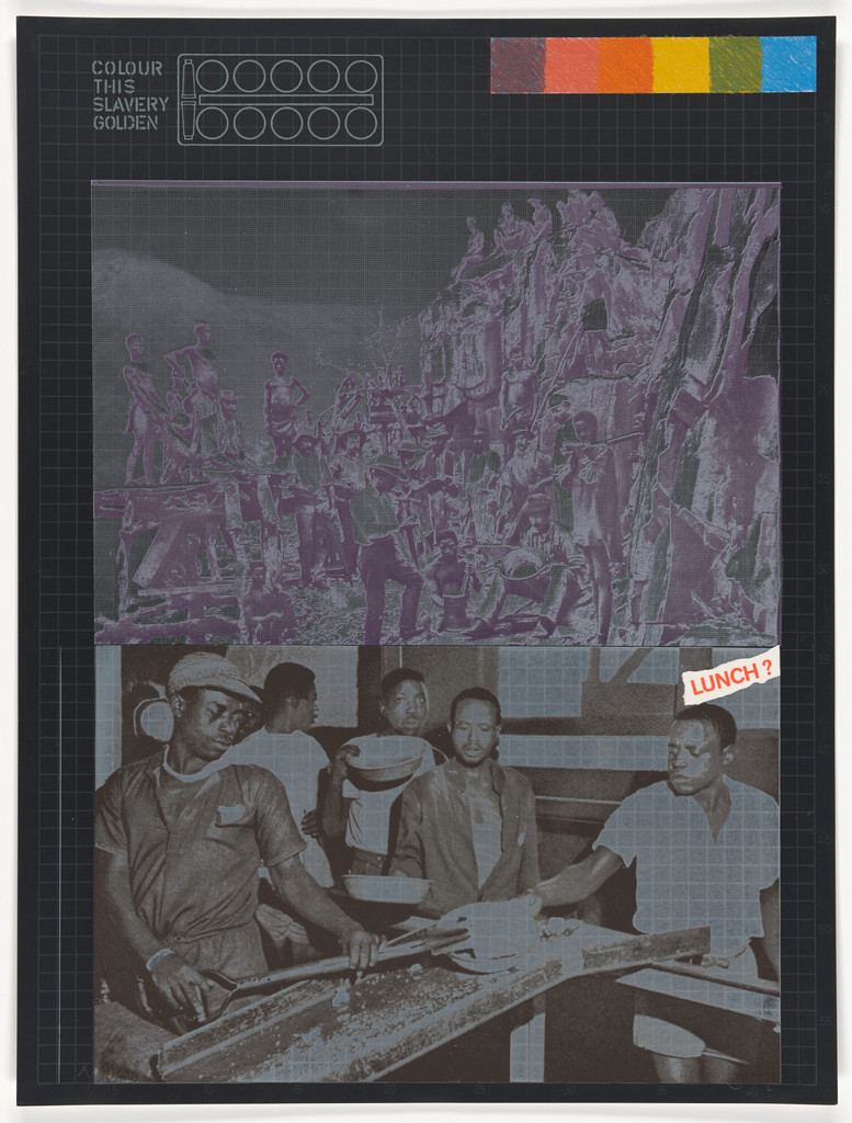 Colour this Slavery Golden from A South African Colouring Book