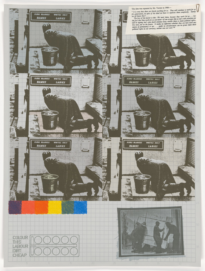 Colour this Labour Dirt Cheap from A South African Colouring Book