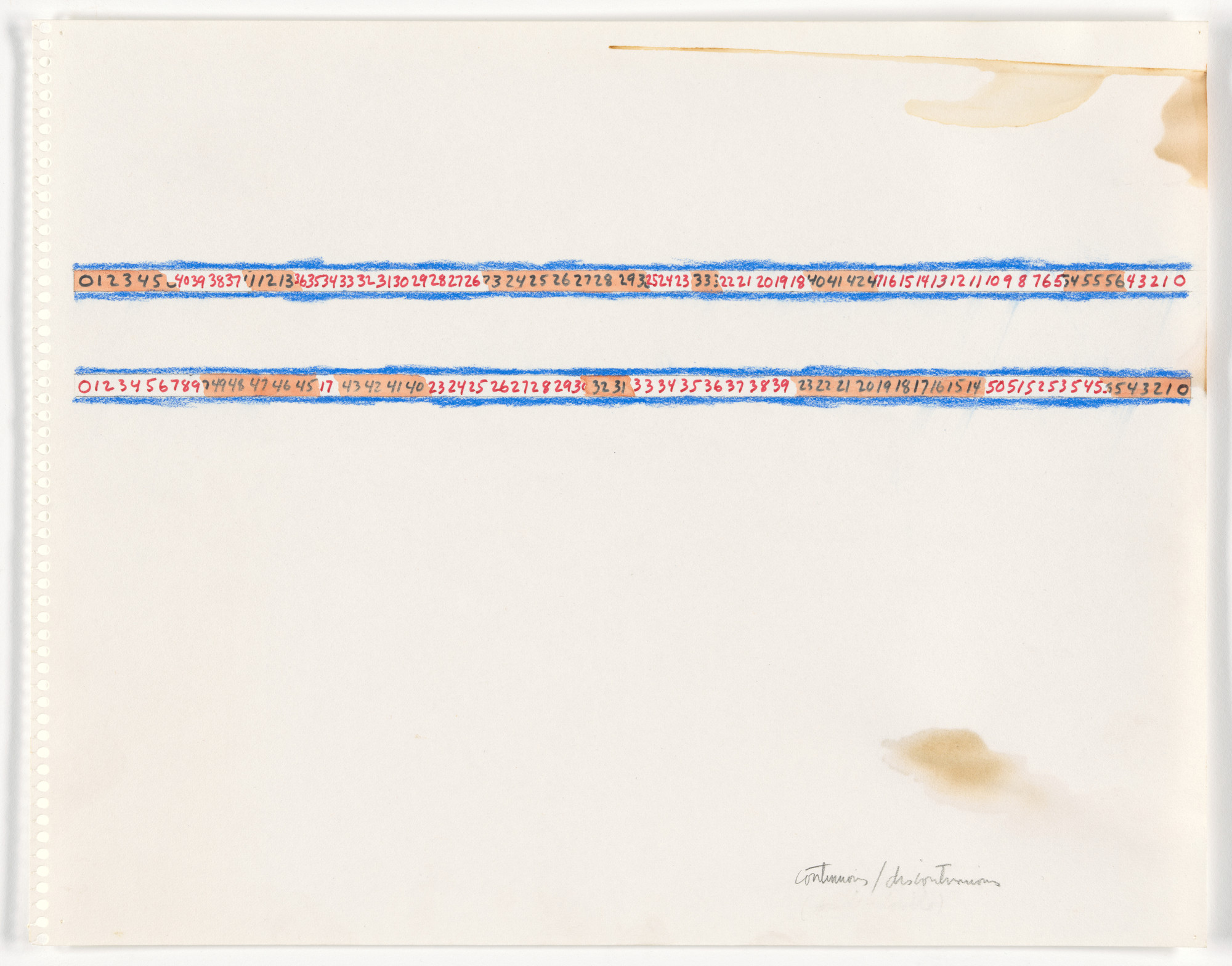 Mel Bochner. Untitled