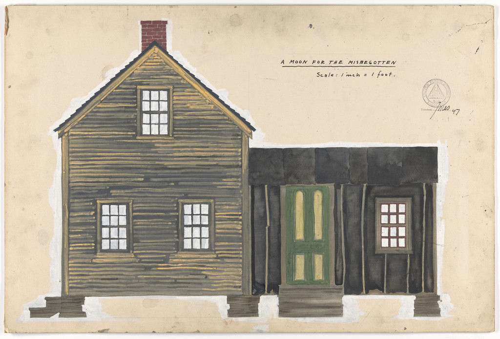 Set design for the play A Moon for the Misbegotten