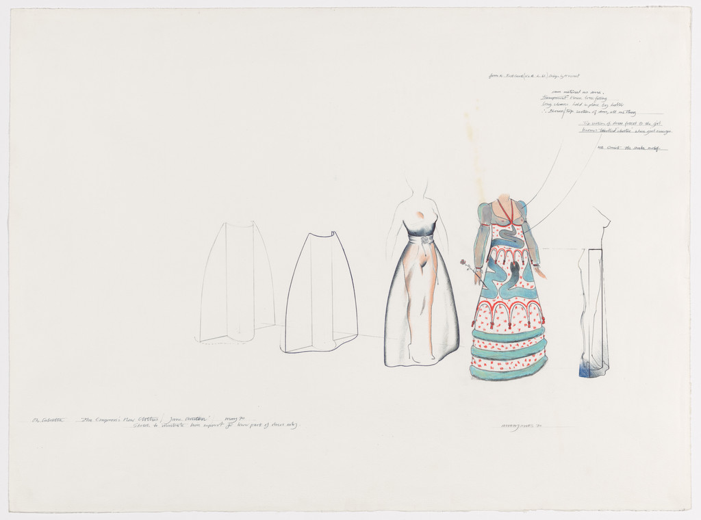 The Empress's New Clothes. Costume design for the theatrical revue Oh! Calcutta!