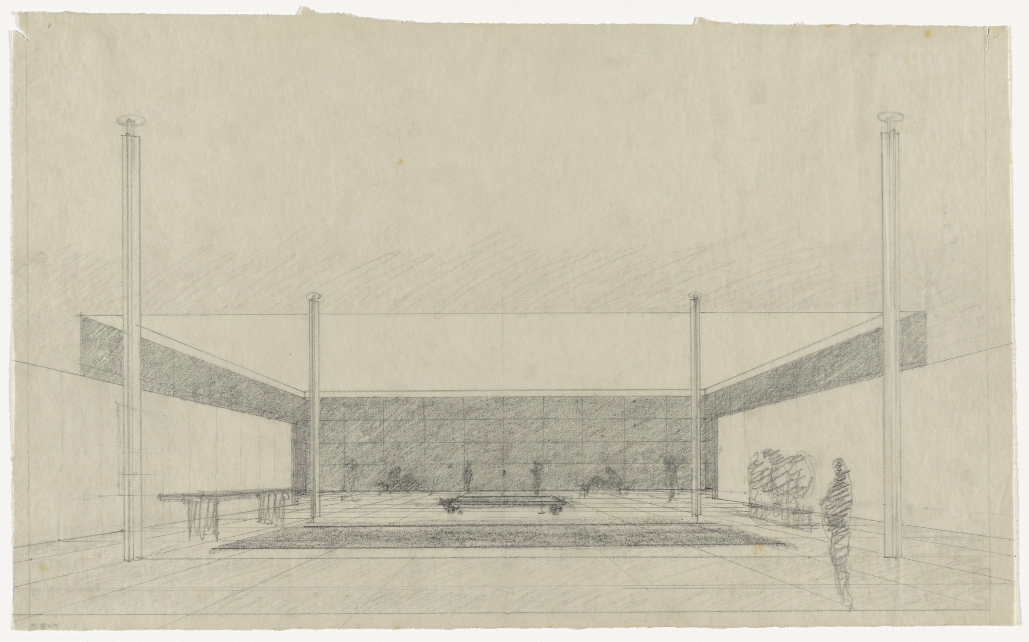 Ludwig Mies van der Rohe. German Pavilion, International