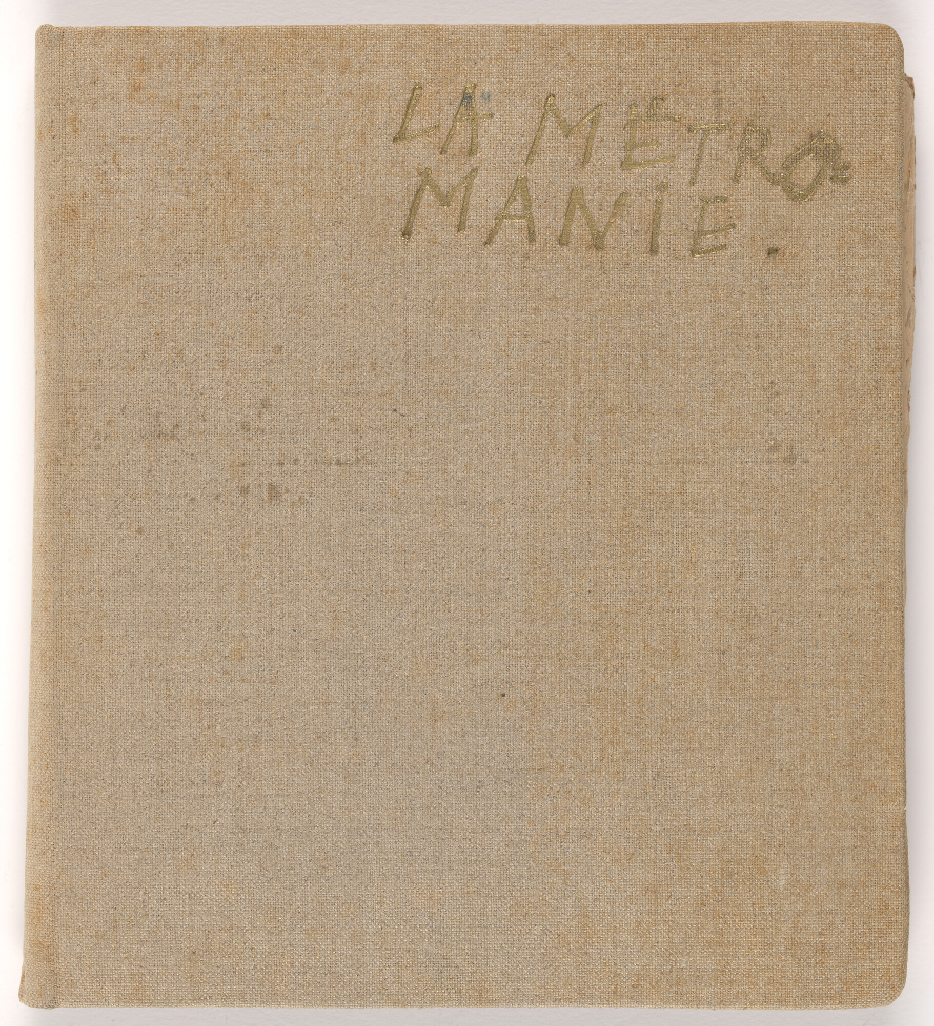 Jean Dubuffet. La métromanie, ou, Les dessous de la capitale (The Metromania, or, The Underbelly of the Capital)