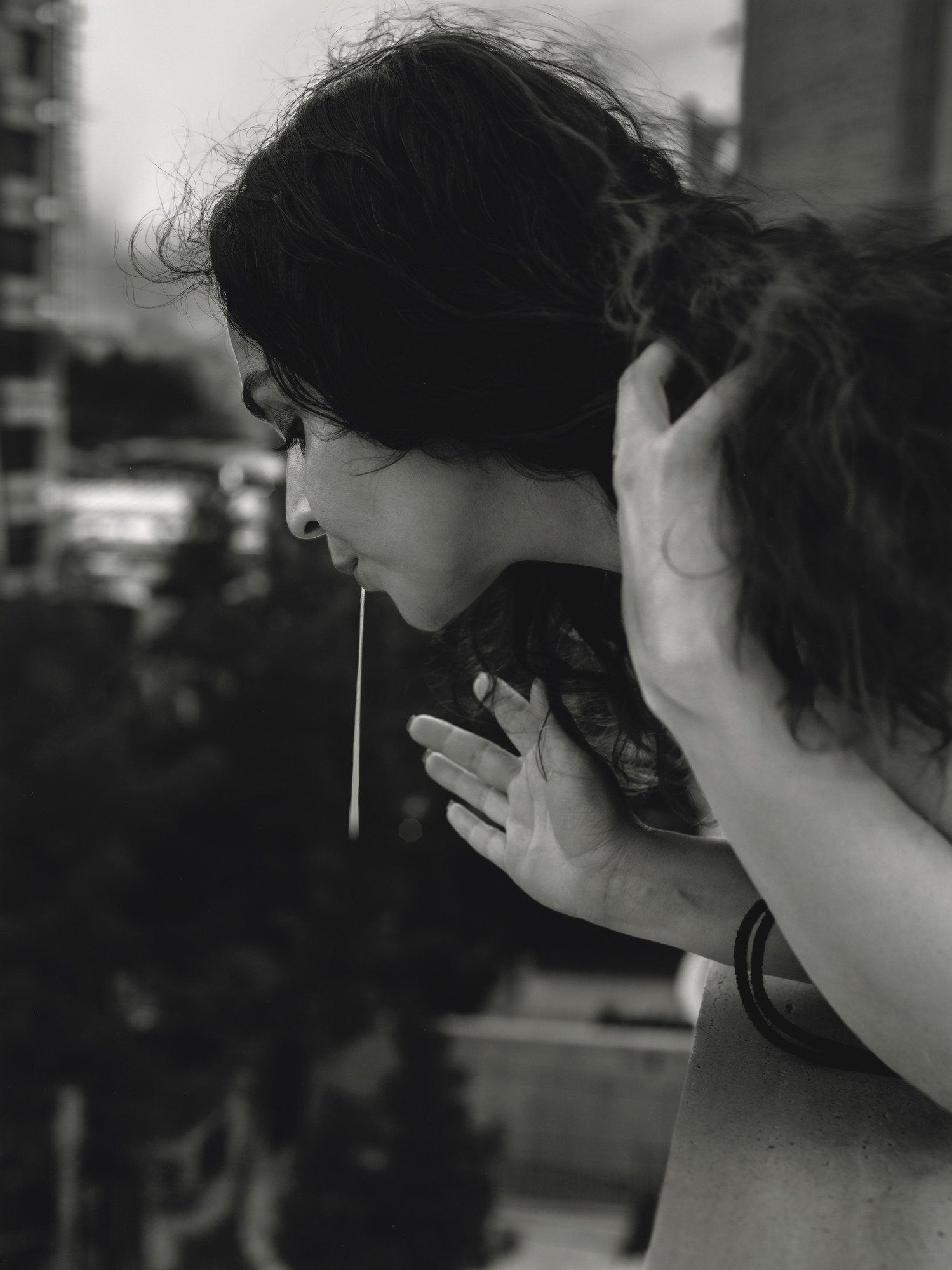 Sara Abbaspour. Untitled (spitting)