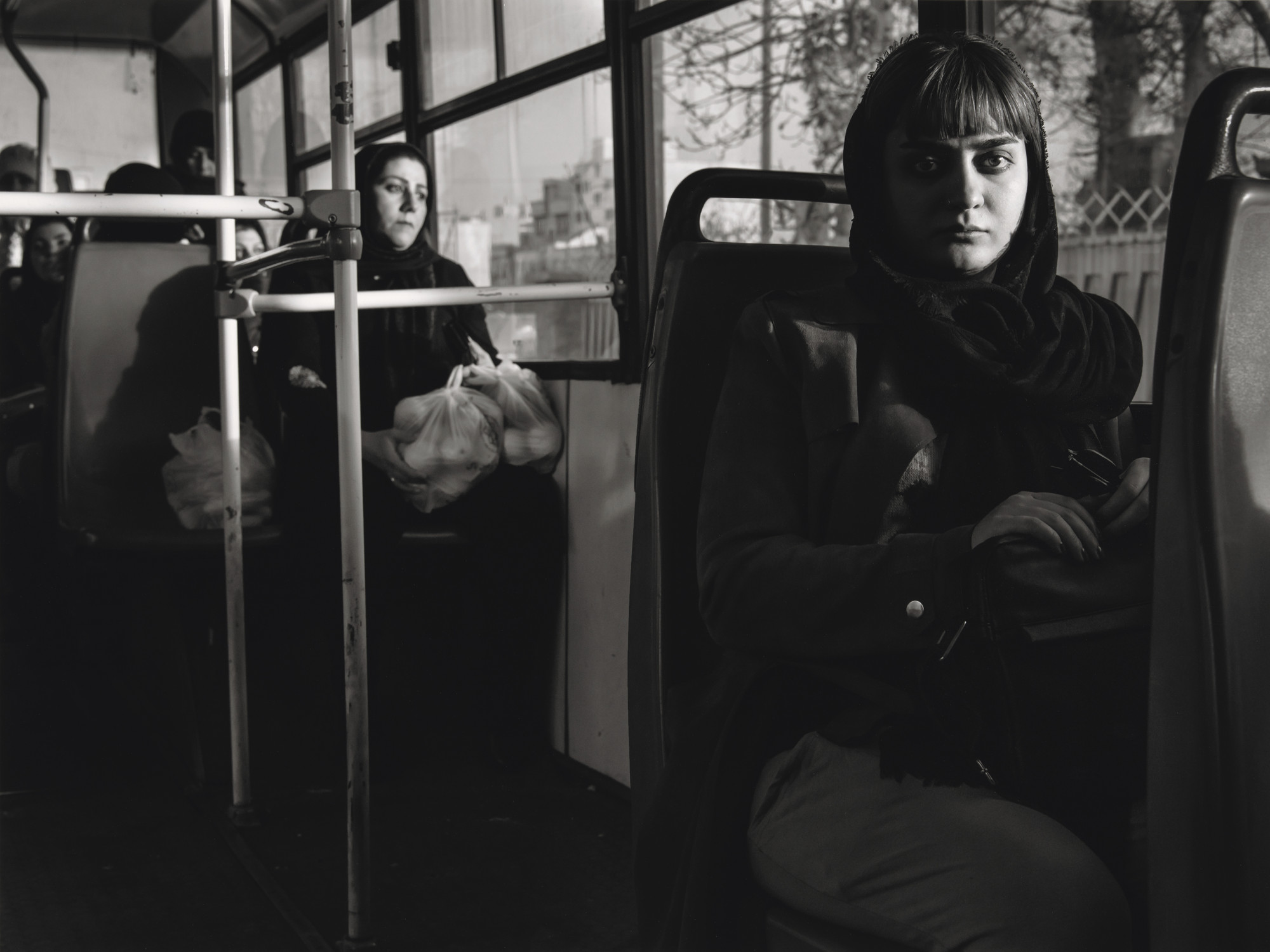 Sara Abbaspour. Untitled (women in the bus)