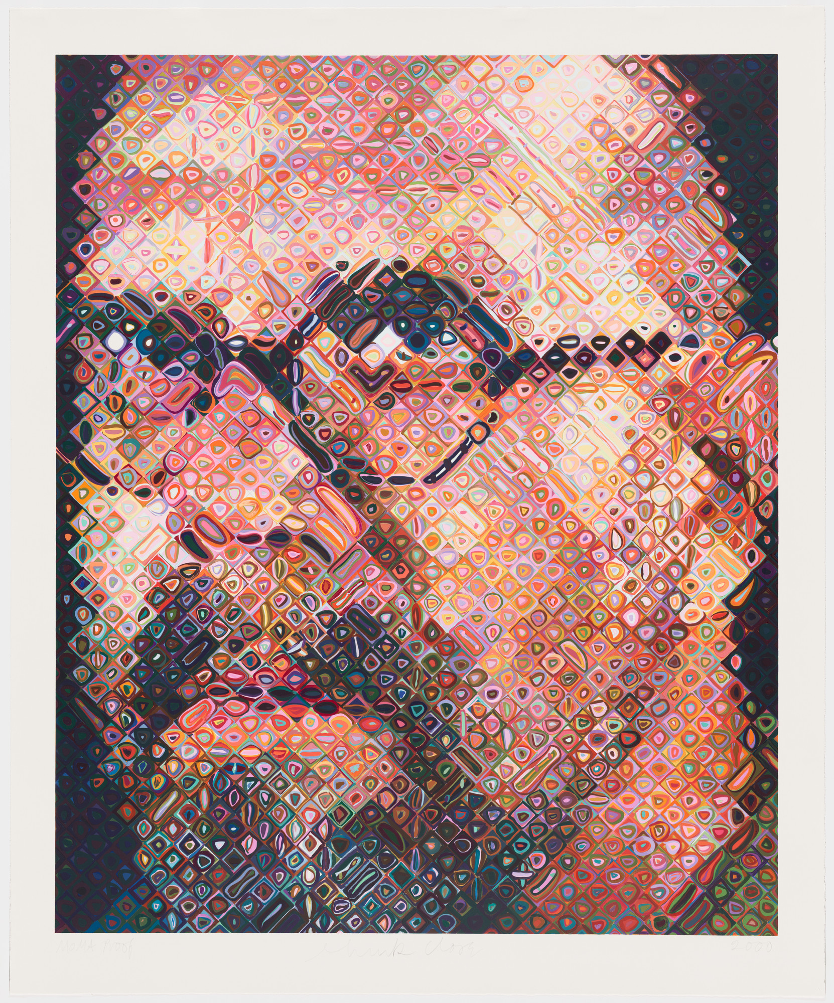 Chuck Close. Self-Portrait