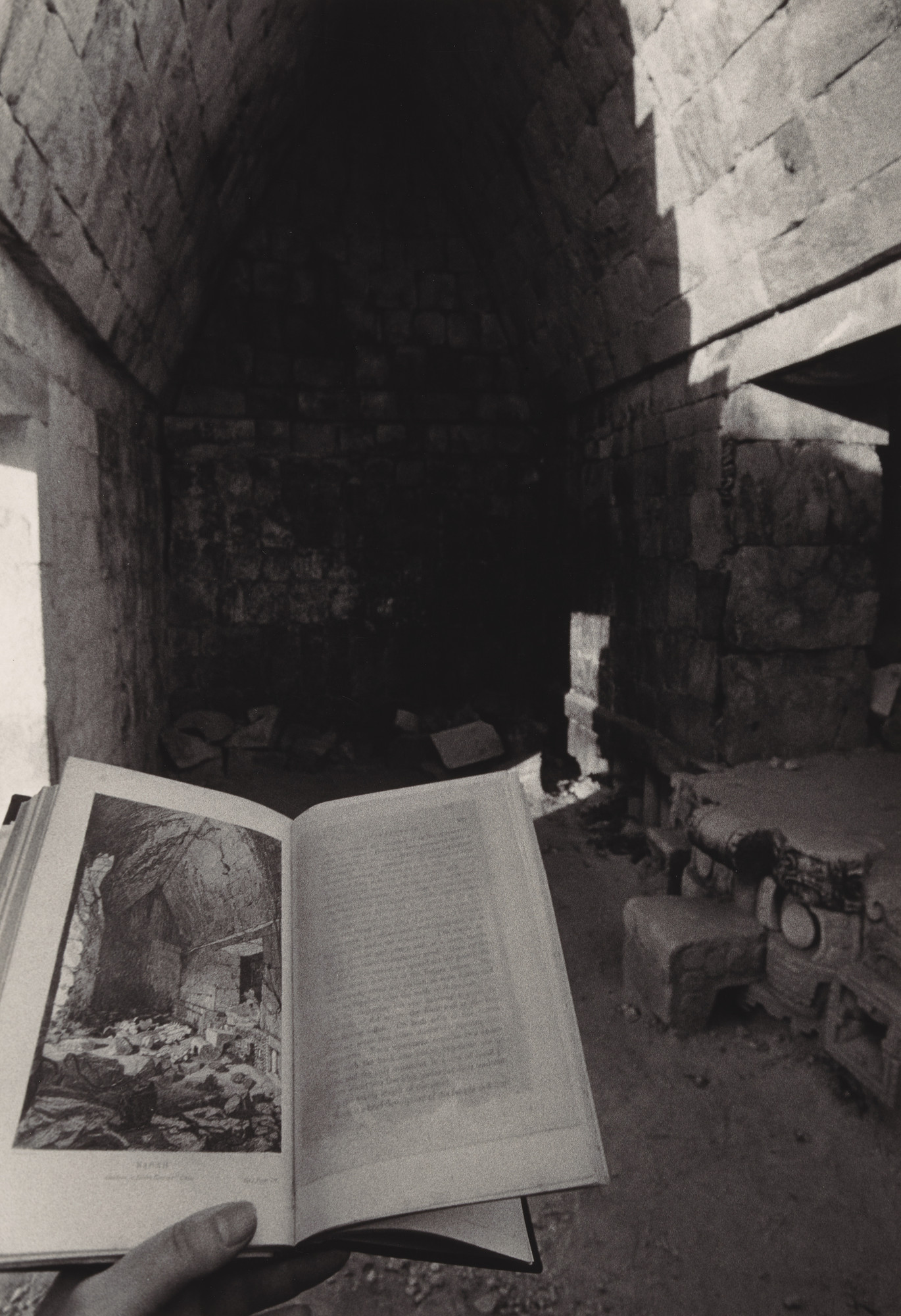 Leandro Katz. Kabah, Interior [After Catherwood]