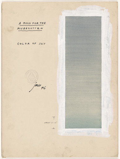 Color of Sky. Set design for the play A Moon for the Misbegotten