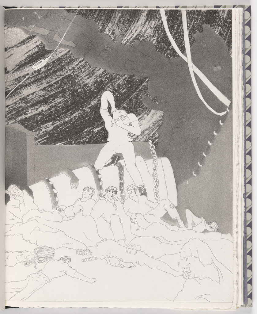 The Ribbed Sea-Sand from The Rime of the Ancient Mariner, Patrick Procktor, 1976