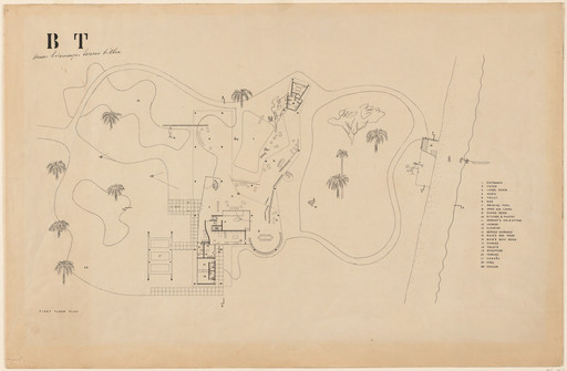 Beach House for Mr. and Mrs. Burton Tremaine, project, Santa Barbara, California