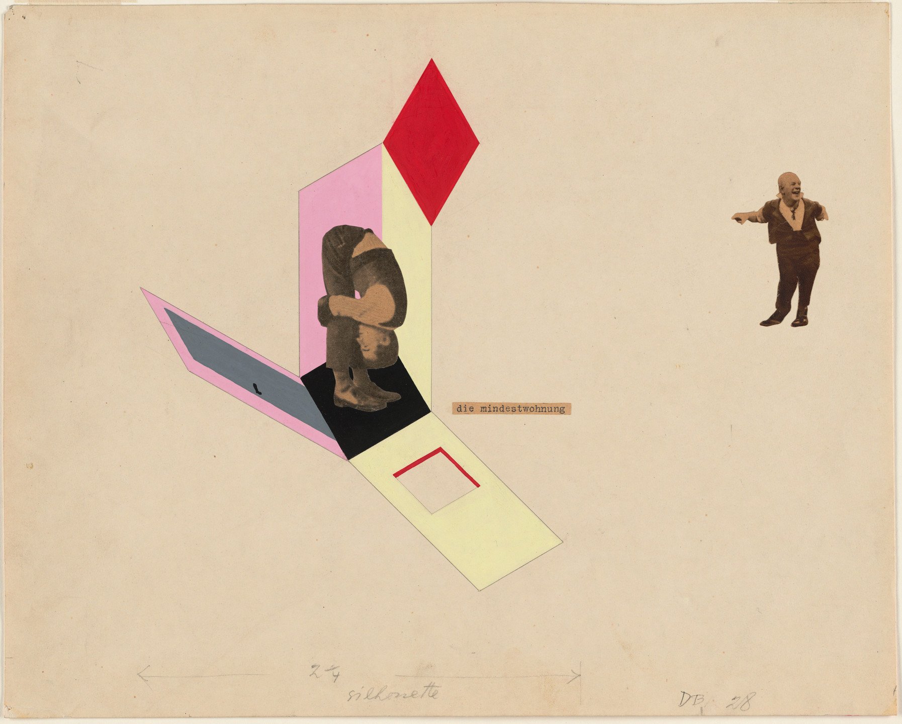 Albrecht Heubner. Minimal Dwelling, project. 1930–1933