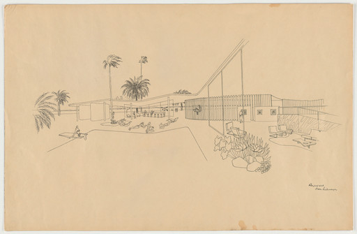 Beach House for Mr. and Mrs. Burton Tremaine, project, Santa Barbara, California