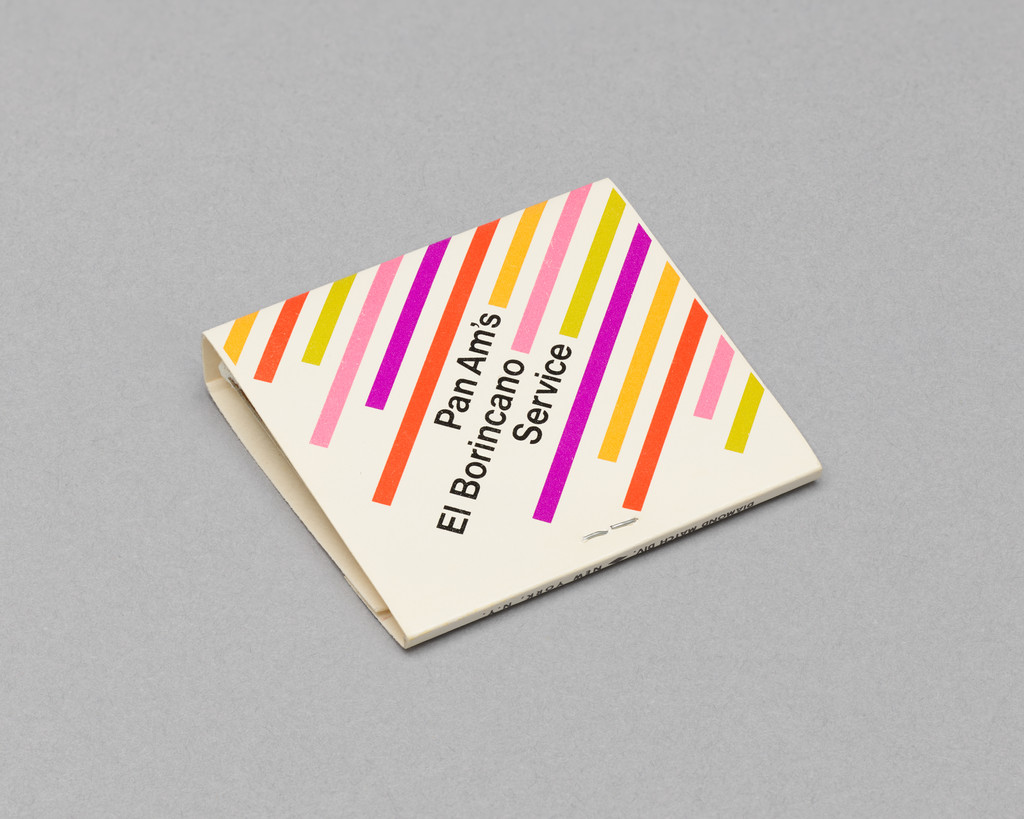 Pan Am graphic matchbook