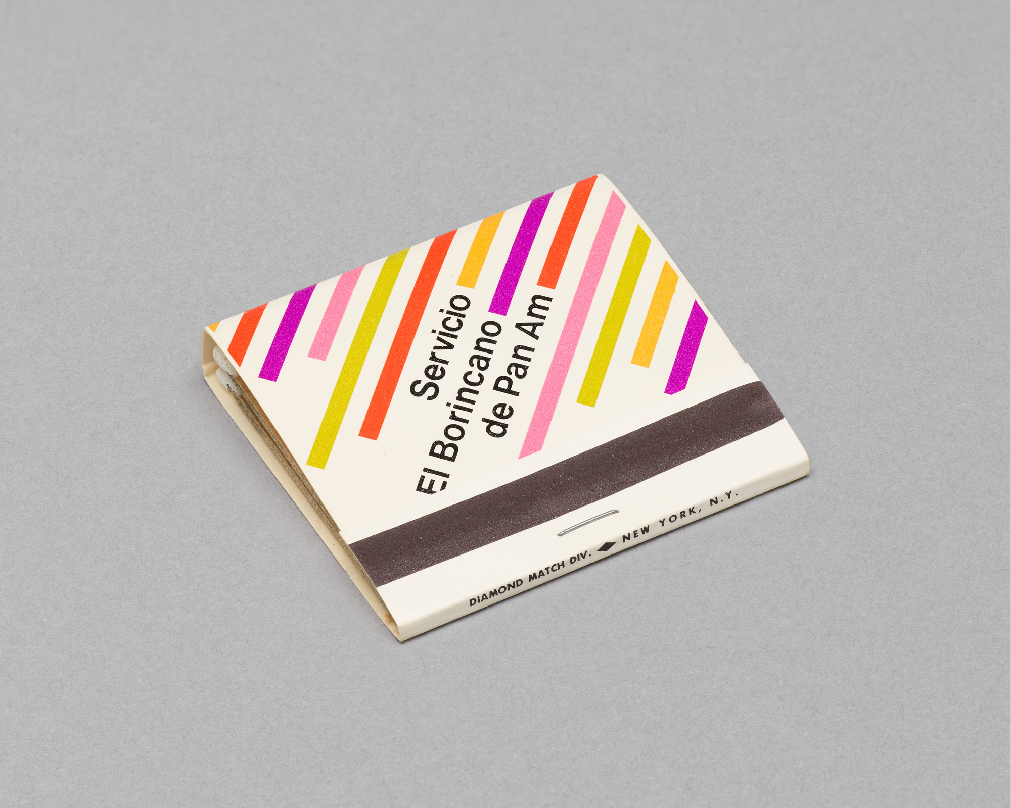 George Tscherny. Pan Am graphic matchbook