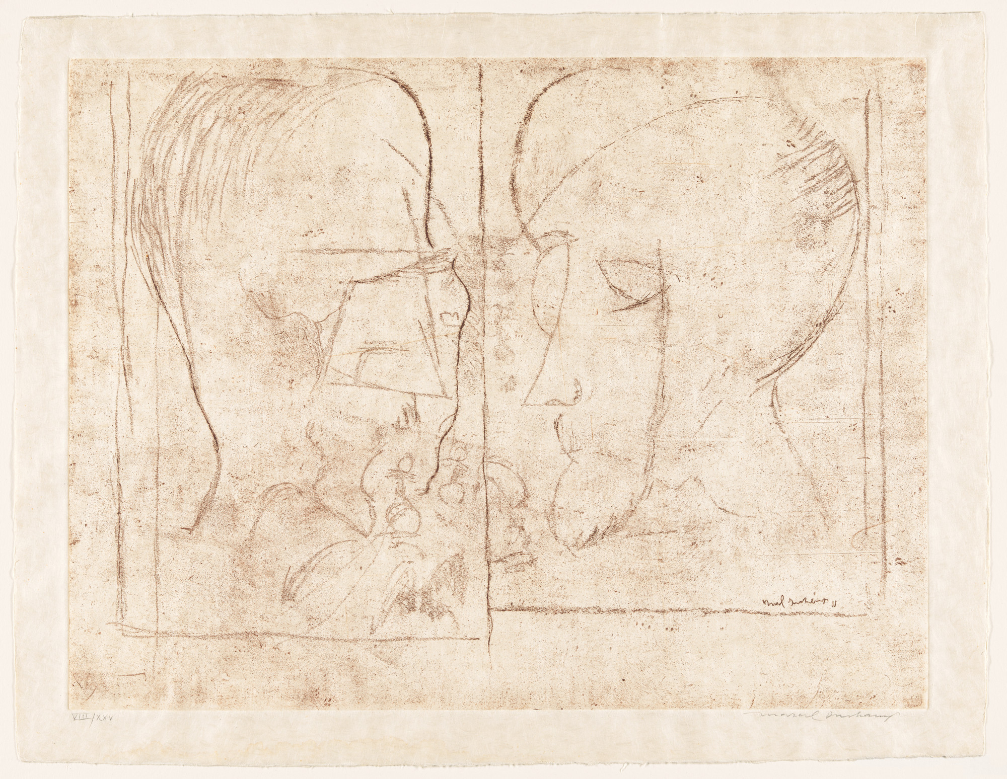Marcel Duchamp. The Chess Players