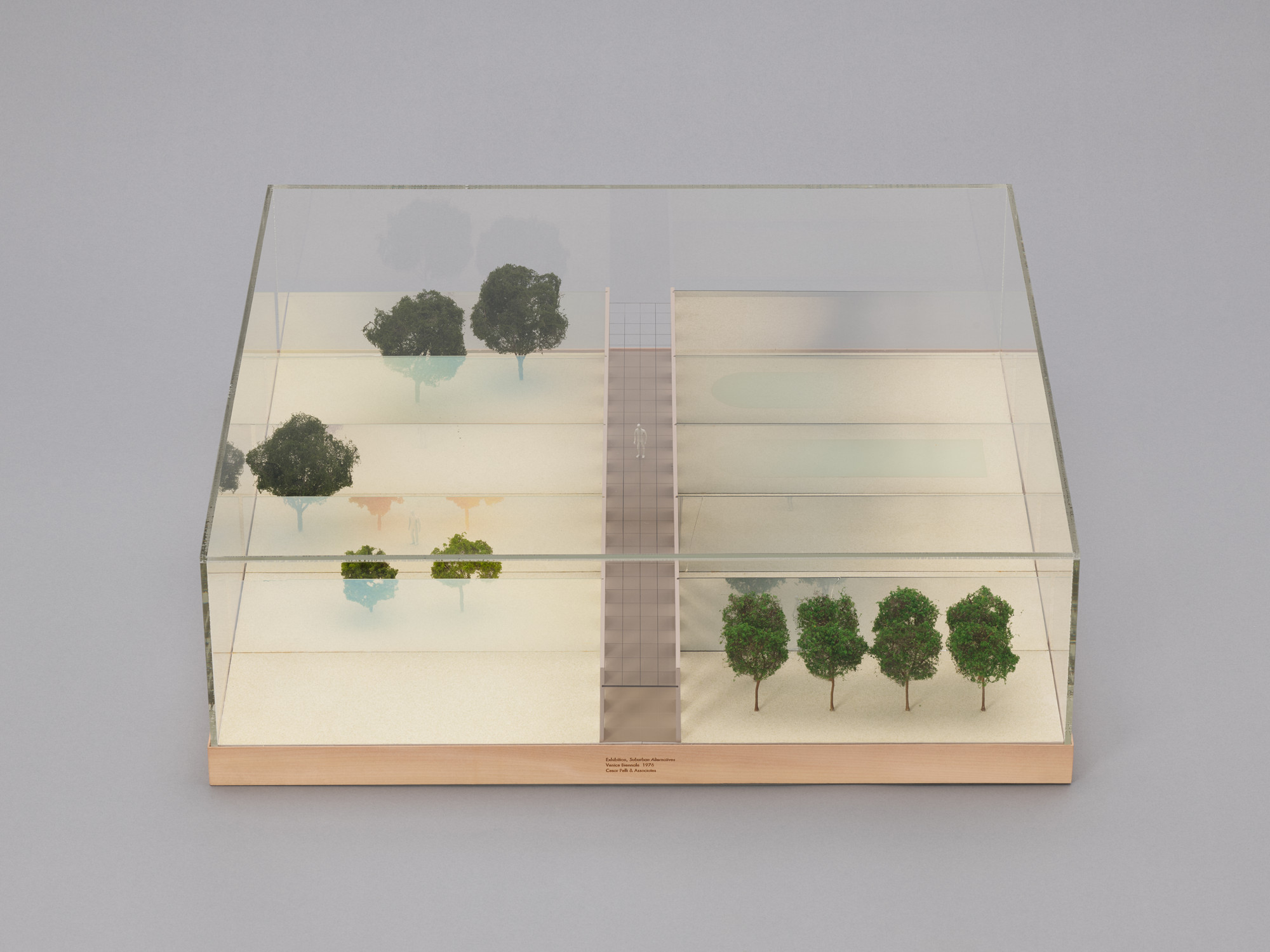 César Pelli. House for Venice Biennale project, Venice, Italy (Scale model, 1/4" = 1'0")