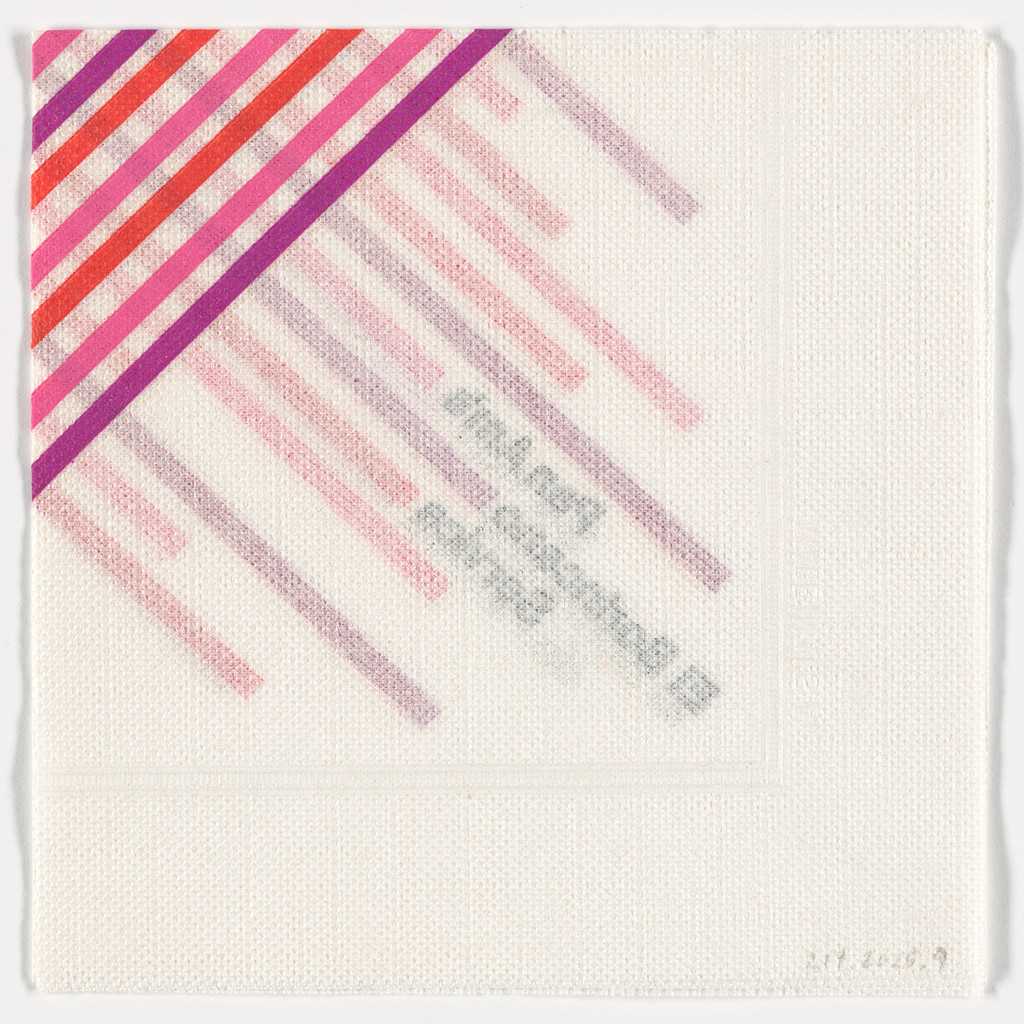 Pan Am dining napkin