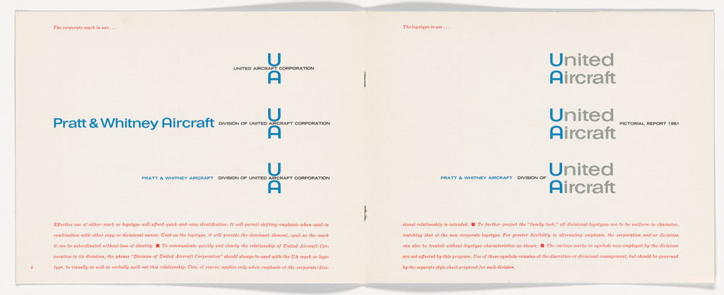 Graphics manual for United Aircraft