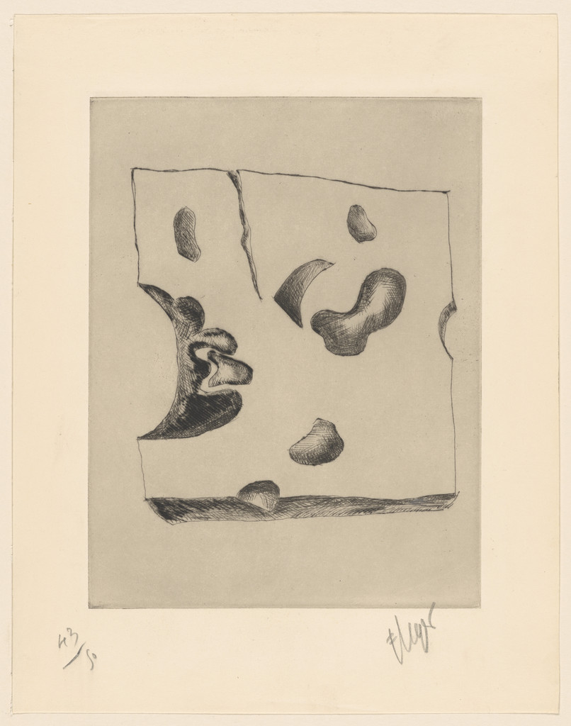 Piece of Gruyère (Morceau de gruyère) (plate, folio 27) from 23 Gravures
