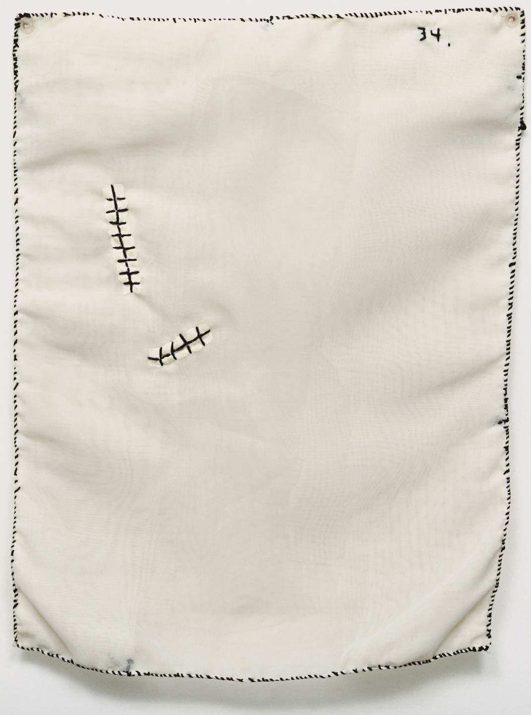 José Leonilson. 34 with Scars. 1991