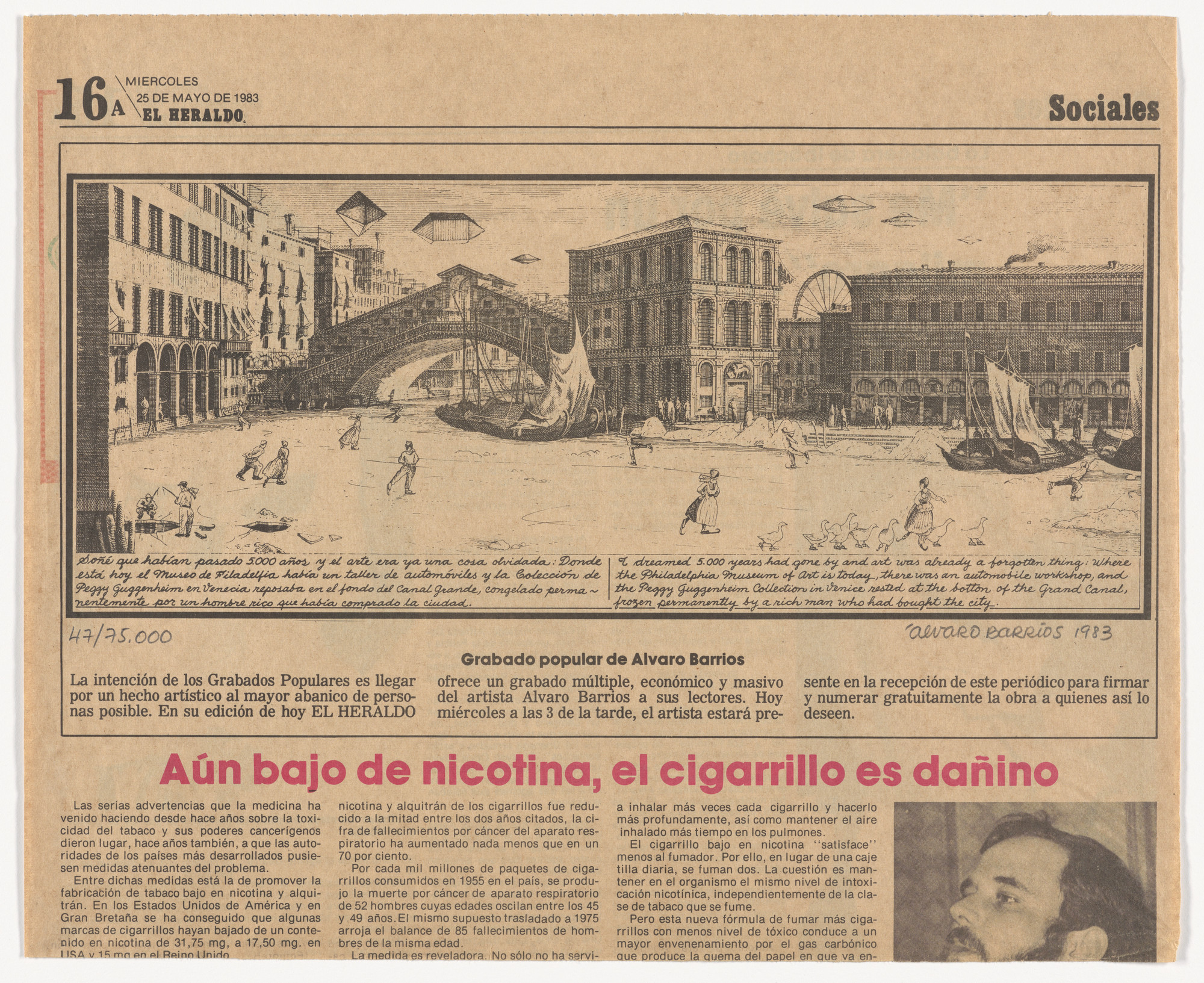 Álvaro Barrios. Popular Print