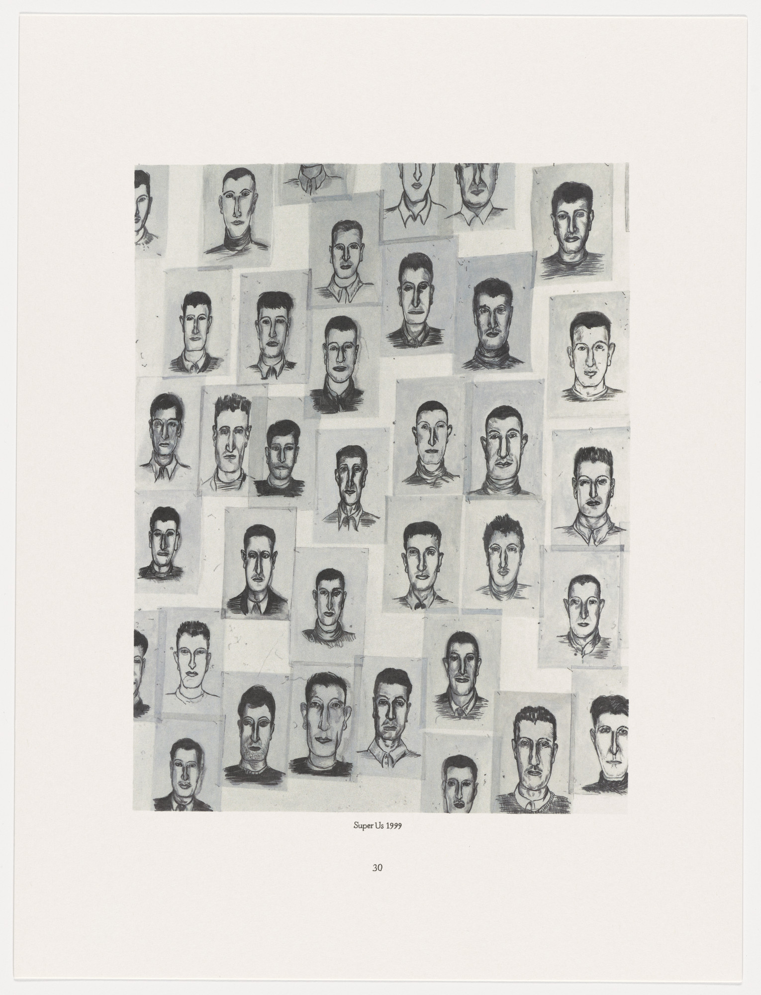 Maurizio Cattelan. Page from The Three Qattelan