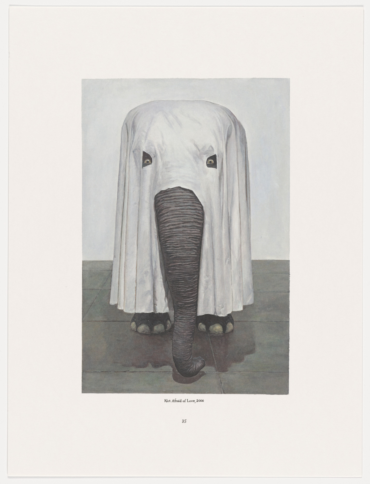 Maurizio Cattelan. Page from The Three Qattelan