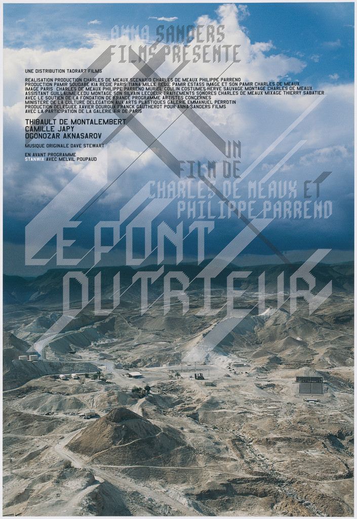 Poster for the film Le pont du trieur (The Sorter's Bridge) directed by Charles de Meaux and Philippe Parreno