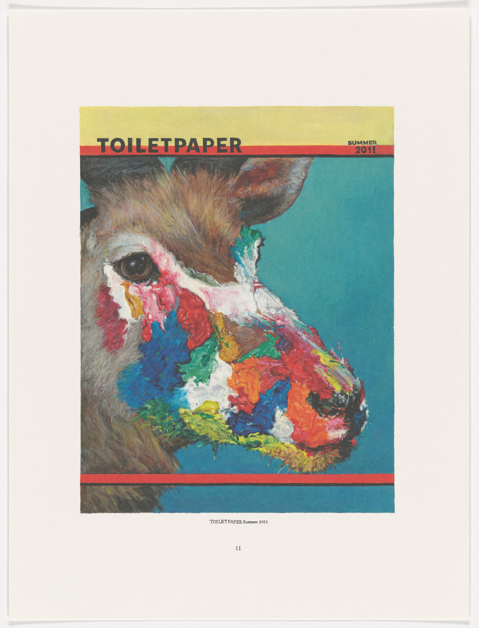 Maurizio Cattelan. Page from The Taste of Others