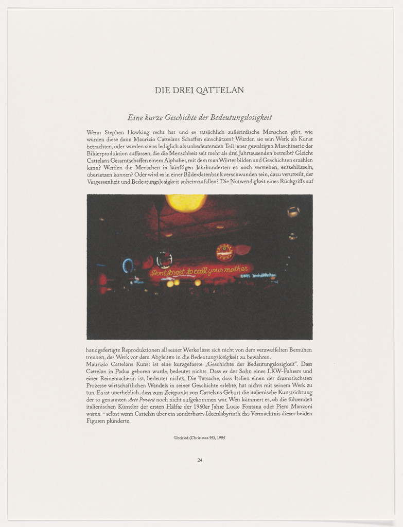 Page from The Three Qattelan