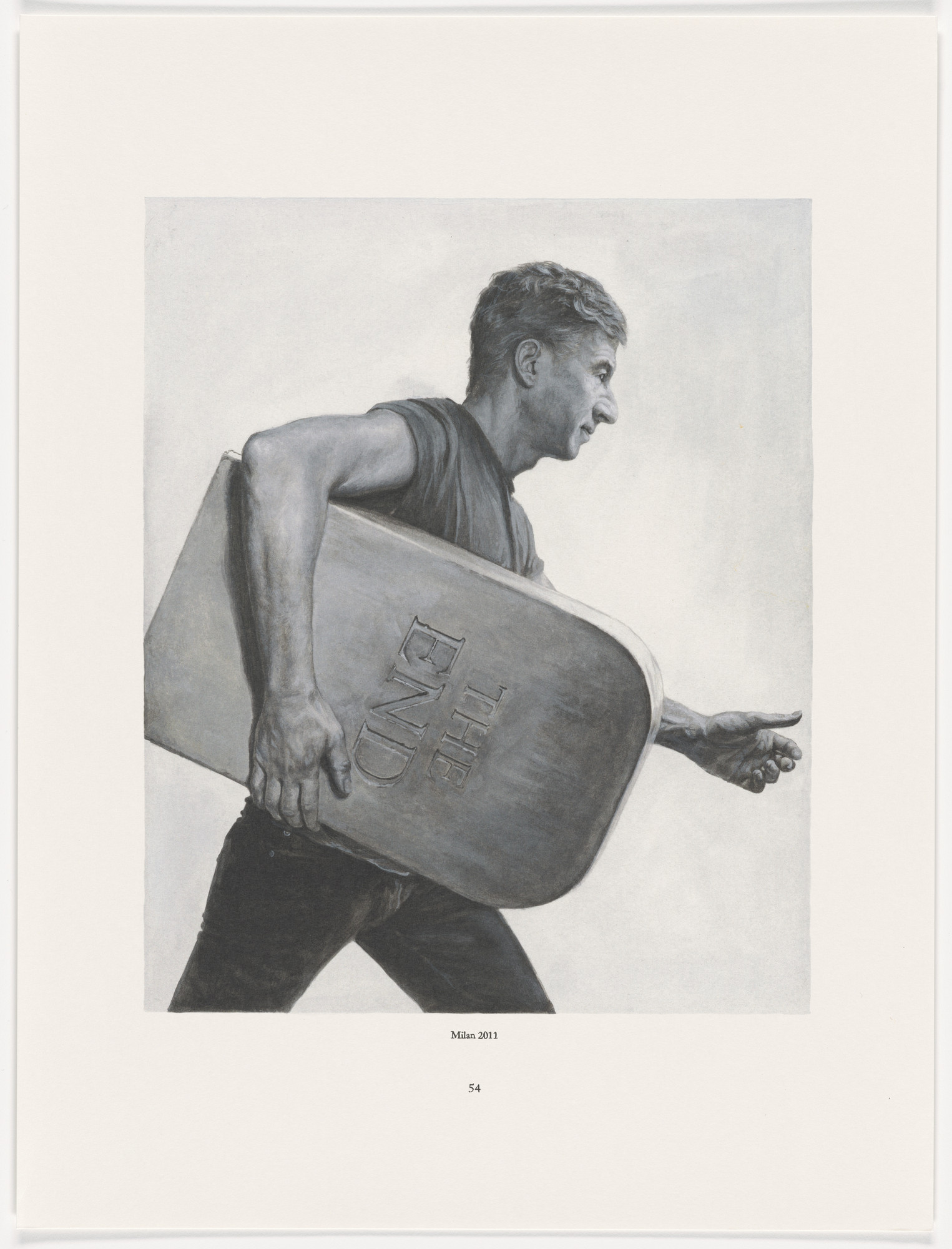 Maurizio Cattelan. Page from The Taste of Others