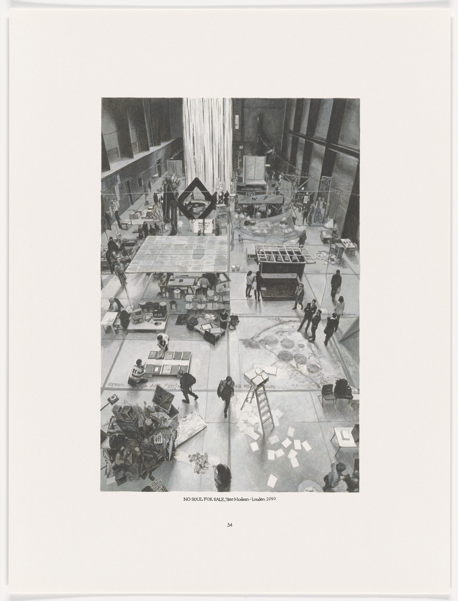 Maurizio Cattelan. Page from The Taste of Others