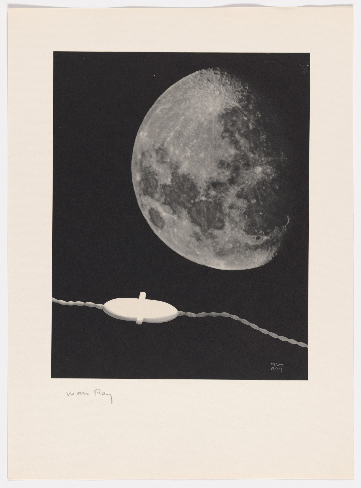 Man Ray (Emmanuel Radnitzky). Le Monde ( The World ) from the portfolio Électricité ( Electricity )