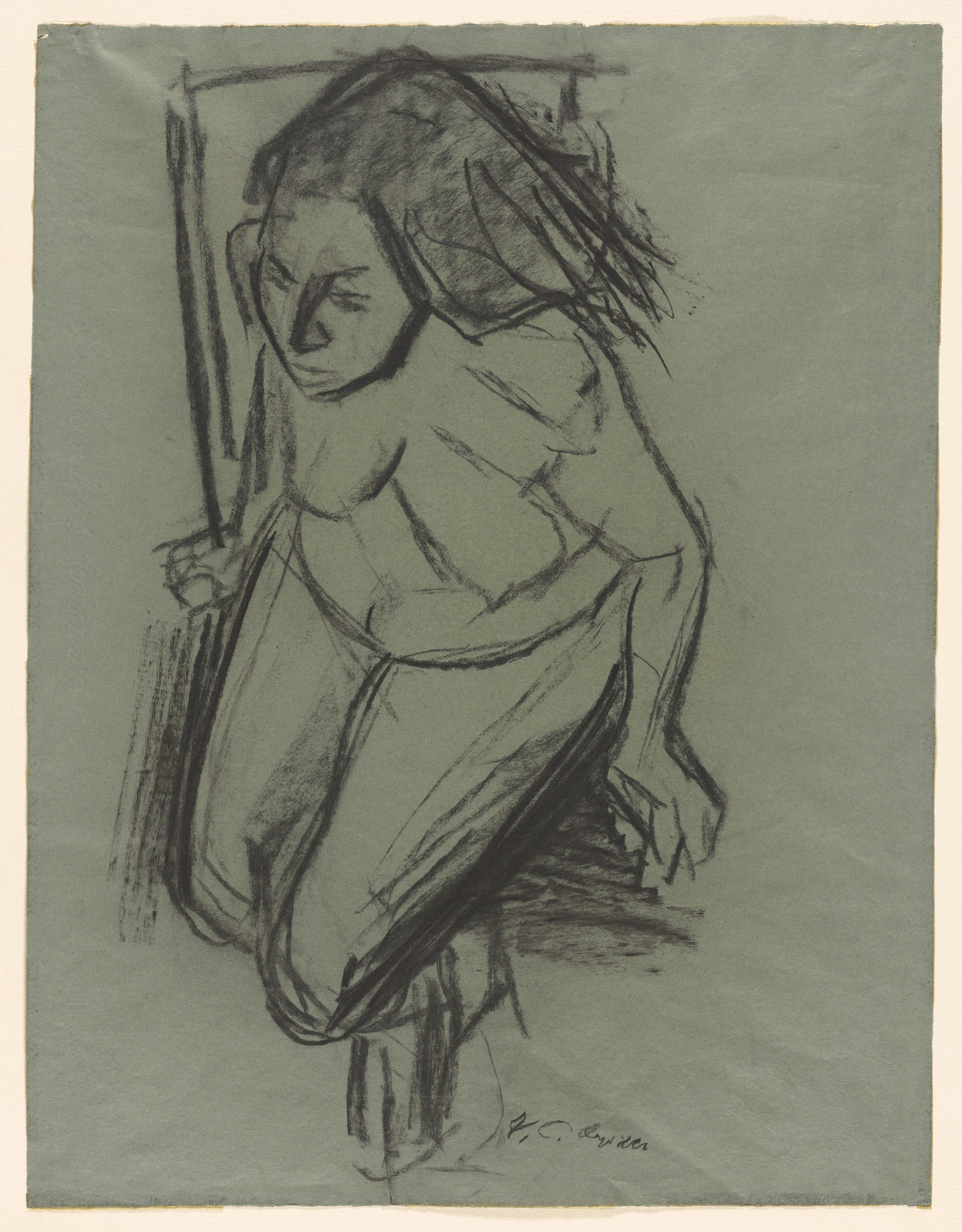 José Clemente Orozco. Crouching Model
