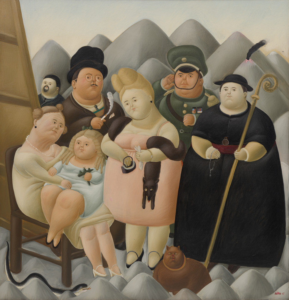 The Presidential Family, Fernando Botero, 1967