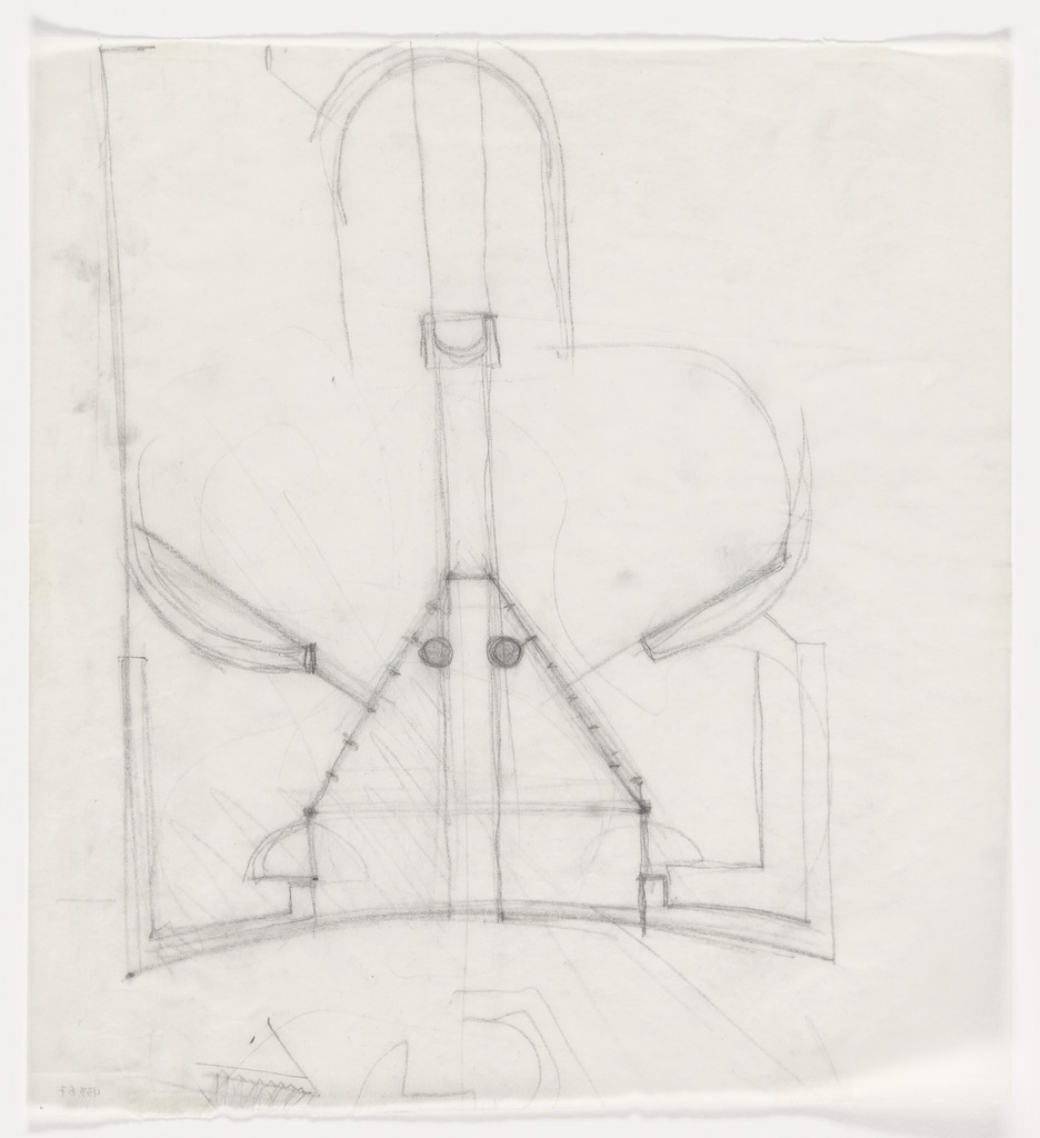 House Morbio Superiore, Switzerland (Plan, preliminary sketch)