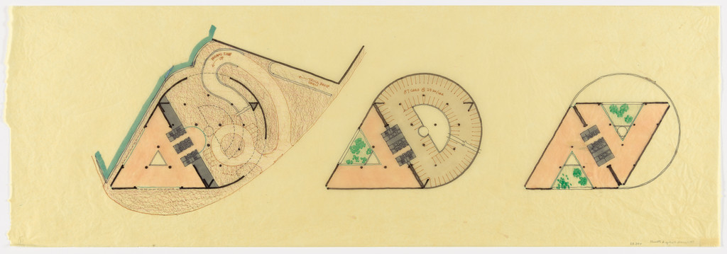 National Commercial Bank, Jeddah, Saudi Arabia (Three plans, preliminary study)