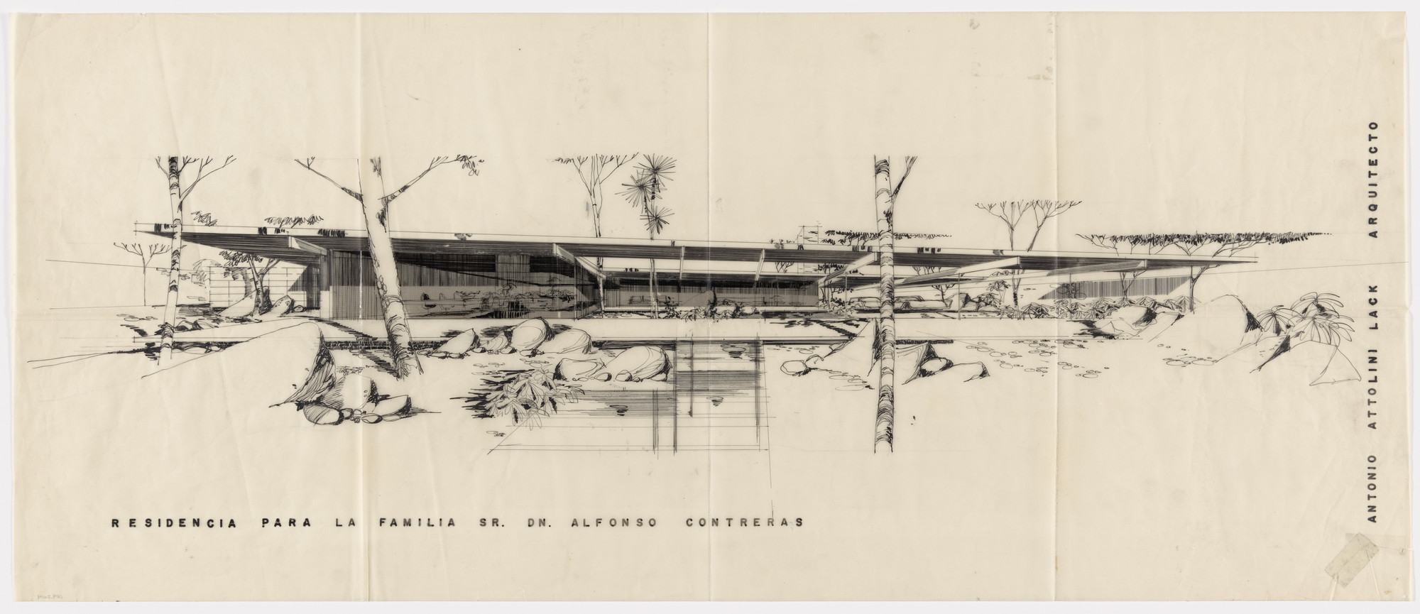 José Antonio Attolini Lack. Residencia Alfonso Contreras