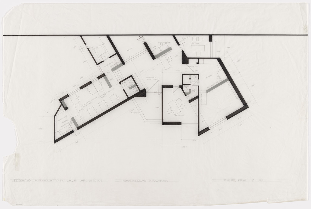 Architect's Office, Tabaqueros No. 24, Col. San Nicolás Totoloapan, Mexico City, Mexico