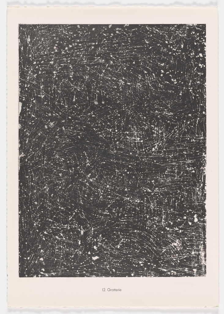 Scraping (Gratterie) from Scrap Plates II (Planches de rebut II) from Phenomena (Les Phénomènes)